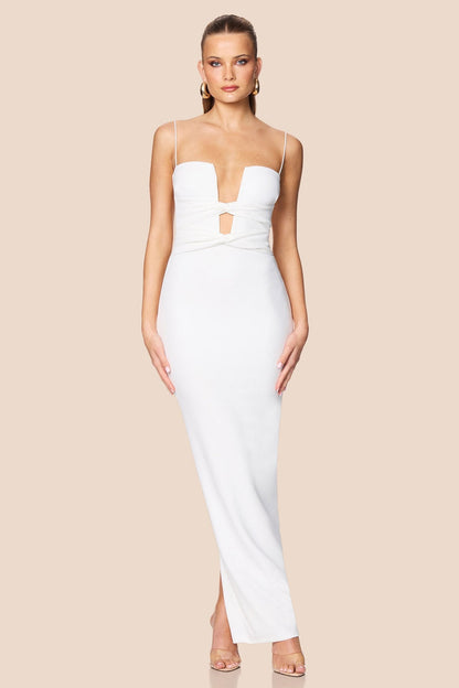 Nookie Valentine Gown - White - SHOPJAUS - JAUS