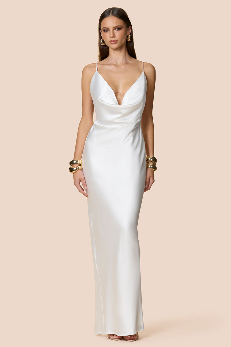 Nookie Valerie Cowl Gown - Ivory