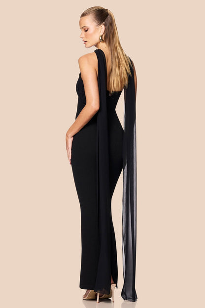 Nookie Zephyr Gown - Black - SHOPJAUS - JAUS