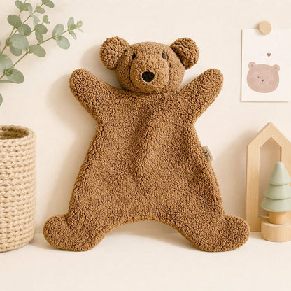 Nordic Style Cute Plush Baby Bear Doll, Soft Plush Lamb Doll, Plush Bear & Lamb Toys, Infant Grasping Toys, Adorable Animal Plush Bear Stuffed Doll, Newborn Grasping Toys, Great For Easter, Christmas