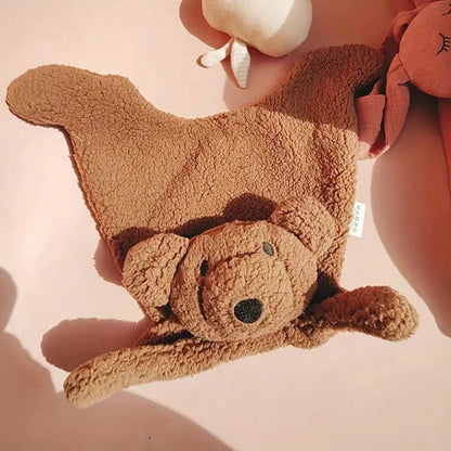 Nordic Style Cute Plush Baby Bear Doll, Soft Plush Lamb Doll, Plush Bear & Lamb Toys, Infant Grasping Toys, Adorable Animal Plush Bear Stuffed Doll, Newborn Grasping Toys, Great For Easter, Christmas