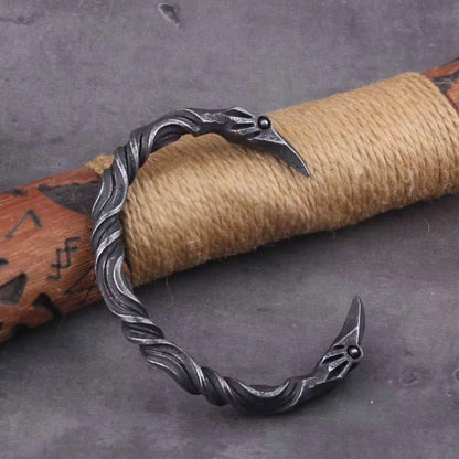 Nordic Vikings Nordic Crow Bracelet Men's Cuff Bracelet