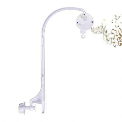 Oaoleer 1pc Baby Musical Crib Mobile Bed Bell Holder Infant Bed Decoration Toys Rotating Music Box Nut Screw Arm Bracket