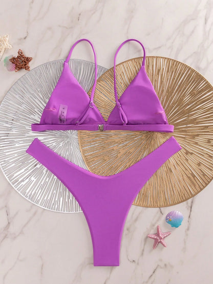 Oceva Summer Beach Triangle High Cut Bikini