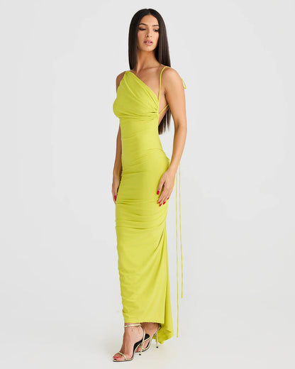 Olivia Dress - Chartreuse - SHOPJAUS - JAUS