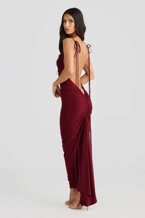 Olivia Dress - Shiraz - SHOPJAUS - JAUS