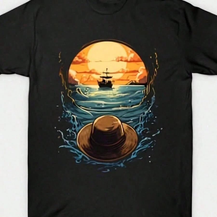 One Piece Crew Faces-Shirt Zoro Sanji Anime Graphic Teesummer Outfits Women AUJ8