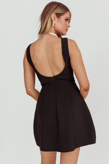 Opal Mini Dress - Black - SHOPJAUS - JAUS