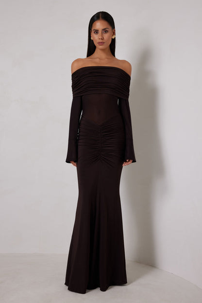 Paige Dress - Espresso