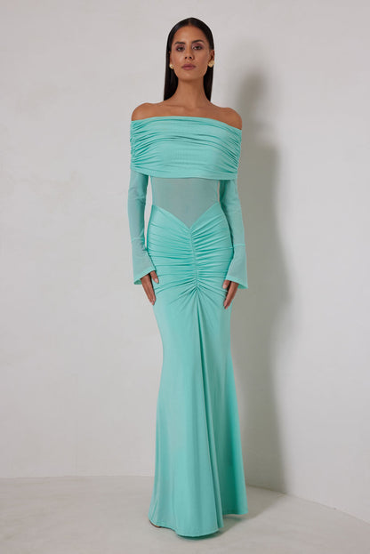 Paige Dress - Turquoise