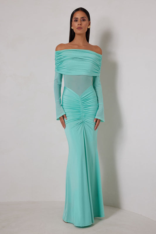Paige Dress - Turquoise