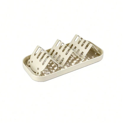 Panda Wave Soap Holder, Kitchen Countertop Draining Tray, Carbon Steel, Bathroom Soap Box Soap Storage Rack