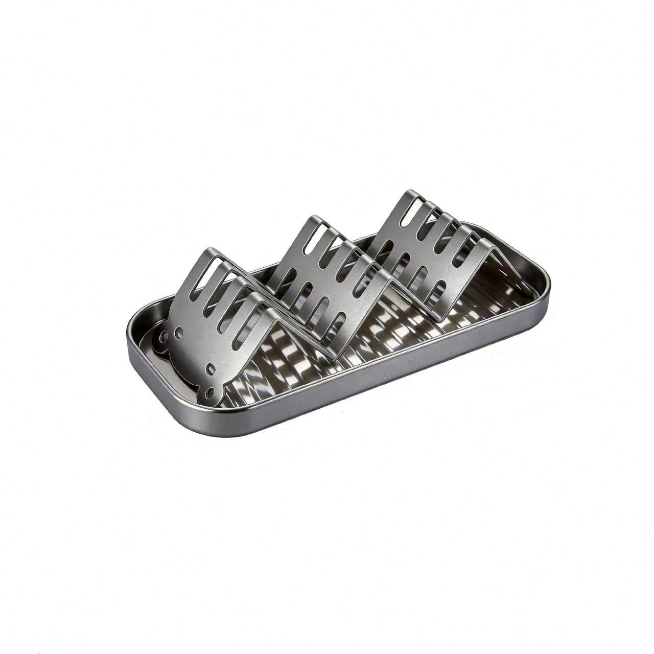 Panda Wave Soap Holder, Kitchen Countertop Draining Tray, Carbon Steel, Bathroom Soap Box Soap Storage Rack