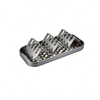 Panda Wave Soap Holder, Kitchen Countertop Draining Tray, Carbon Steel, Bathroom Soap Box Soap Storage Rack