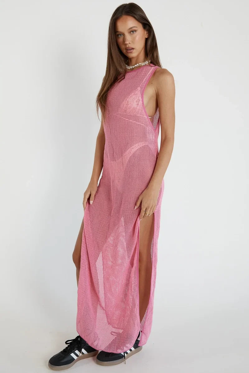 Paradise Maxi Dress - Pink - JAUS