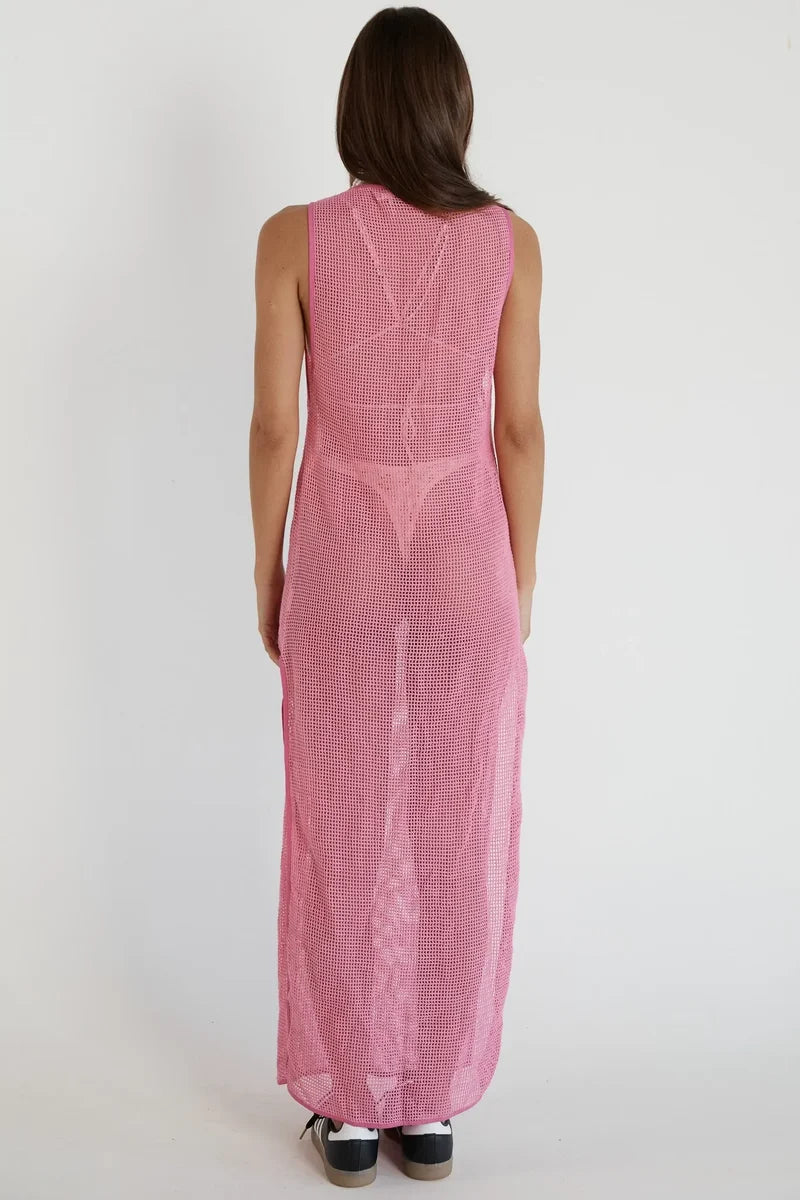 Paradise Maxi Dress - Pink - JAUS