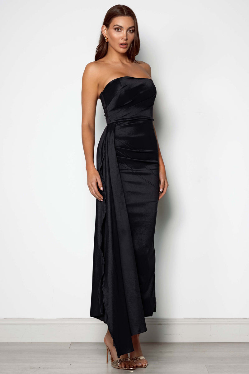Paulina Dress - Black - SHOPJAUS - JAUS