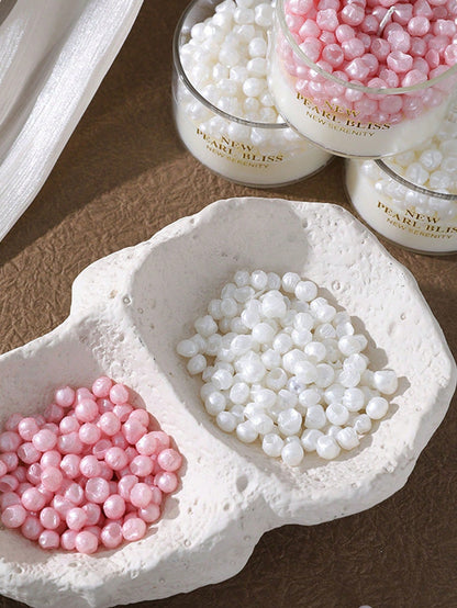 Pearl Granule Cup Wax Glass Jar Smokeless Aromatherapy Candle Wedding Favor Atmosphere Candle