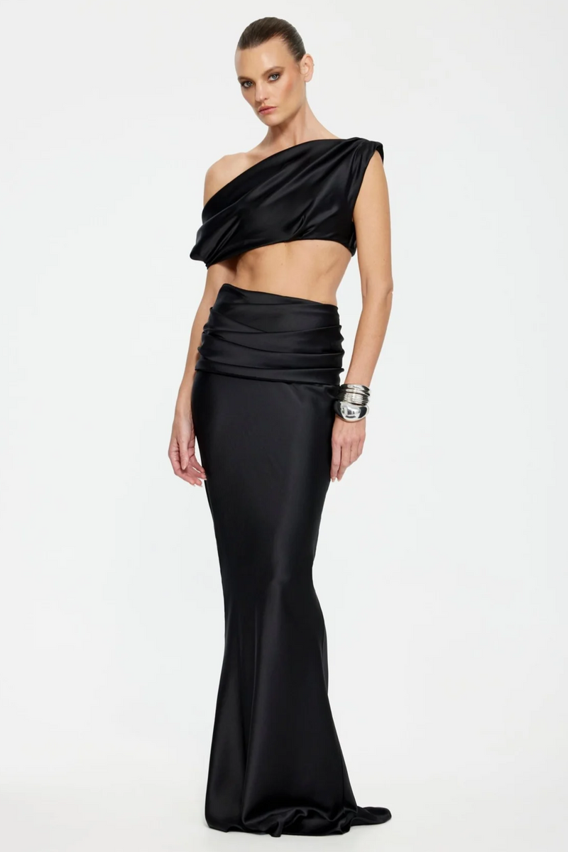 Perez Skirt - Black - SHOPJAUS - JAUS