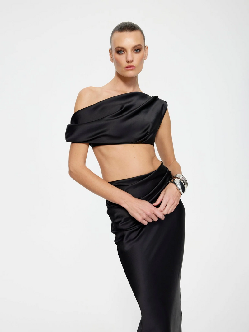 Perez Skirt - Black - SHOPJAUS - JAUS