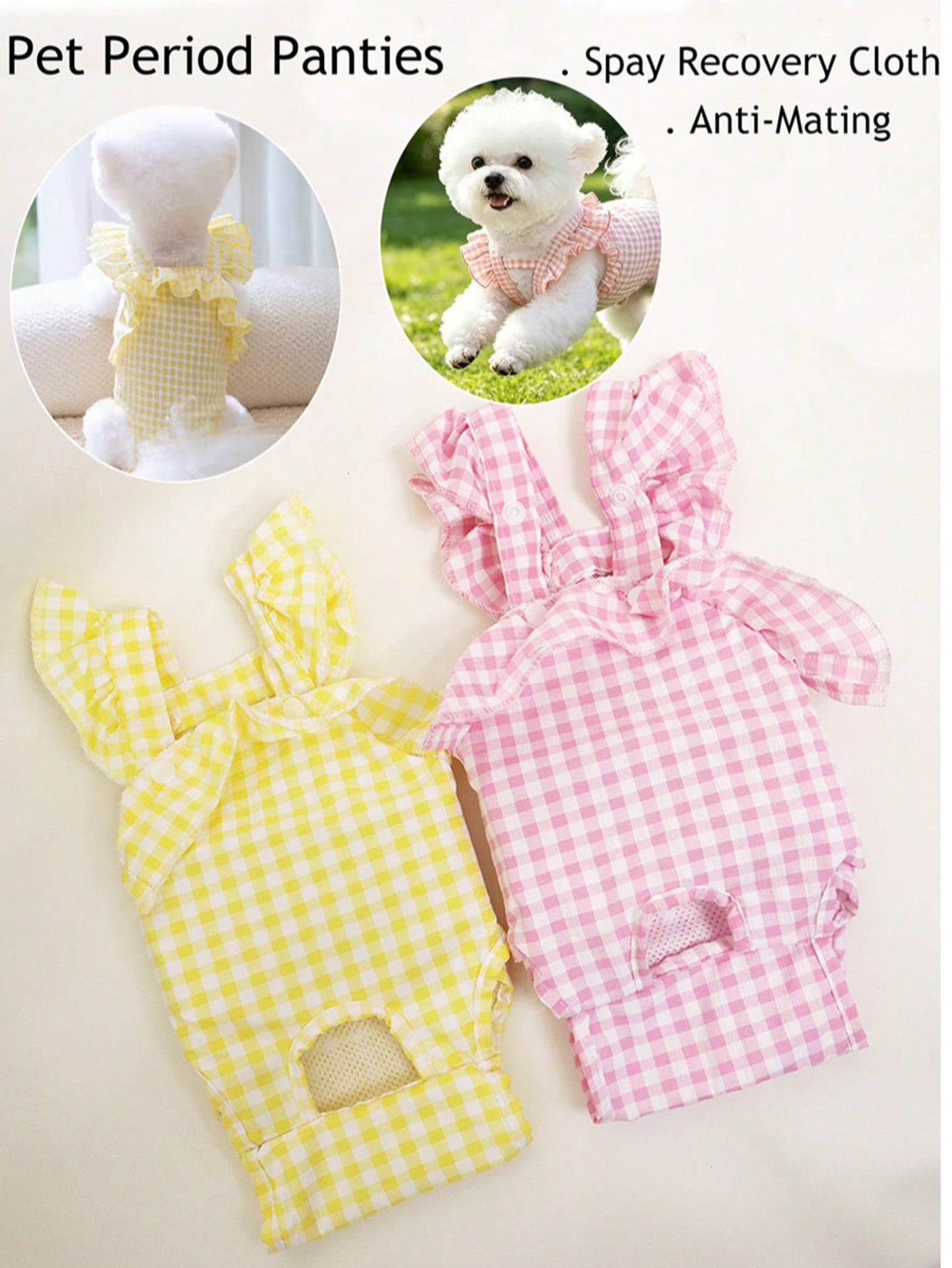 Pet Period Sanitary Pants,Anti-Mating And Anti-Pregnancy Recovery Suit For Dogs And Cats