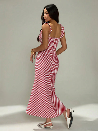 PETITE Women's Casual Midi Dress, Minimalist & Fashionable For Everyday Wear,Summer Dresses Spring Clothes,Bohemia,Summer Dresses For Women,Petite Women