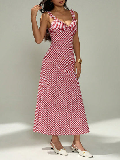 PETITE Women's Casual Midi Dress, Minimalist & Fashionable For Everyday Wear,Summer Dresses Spring Clothes,Bohemia,Summer Dresses For Women,Petite Women
