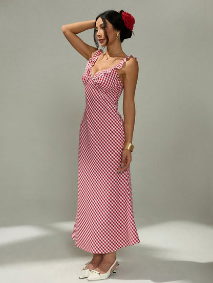 PETITE Women's Casual Midi Dress, Minimalist & Fashionable For Everyday Wear,Summer Dresses Spring Clothes,Bohemia,Summer Dresses For Women,Petite Women