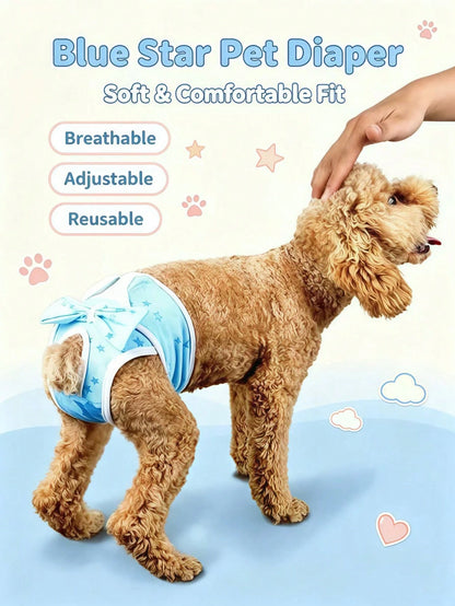 PETSIN Pet Dog Belly Band Panties, Female Dog Care Sanitary Pants, Pet Menstrual Underwear, Pet Supplies