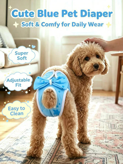 PETSIN Pet Dog Belly Band Panties, Female Dog Care Sanitary Pants, Pet Menstrual Underwear, Pet Supplies