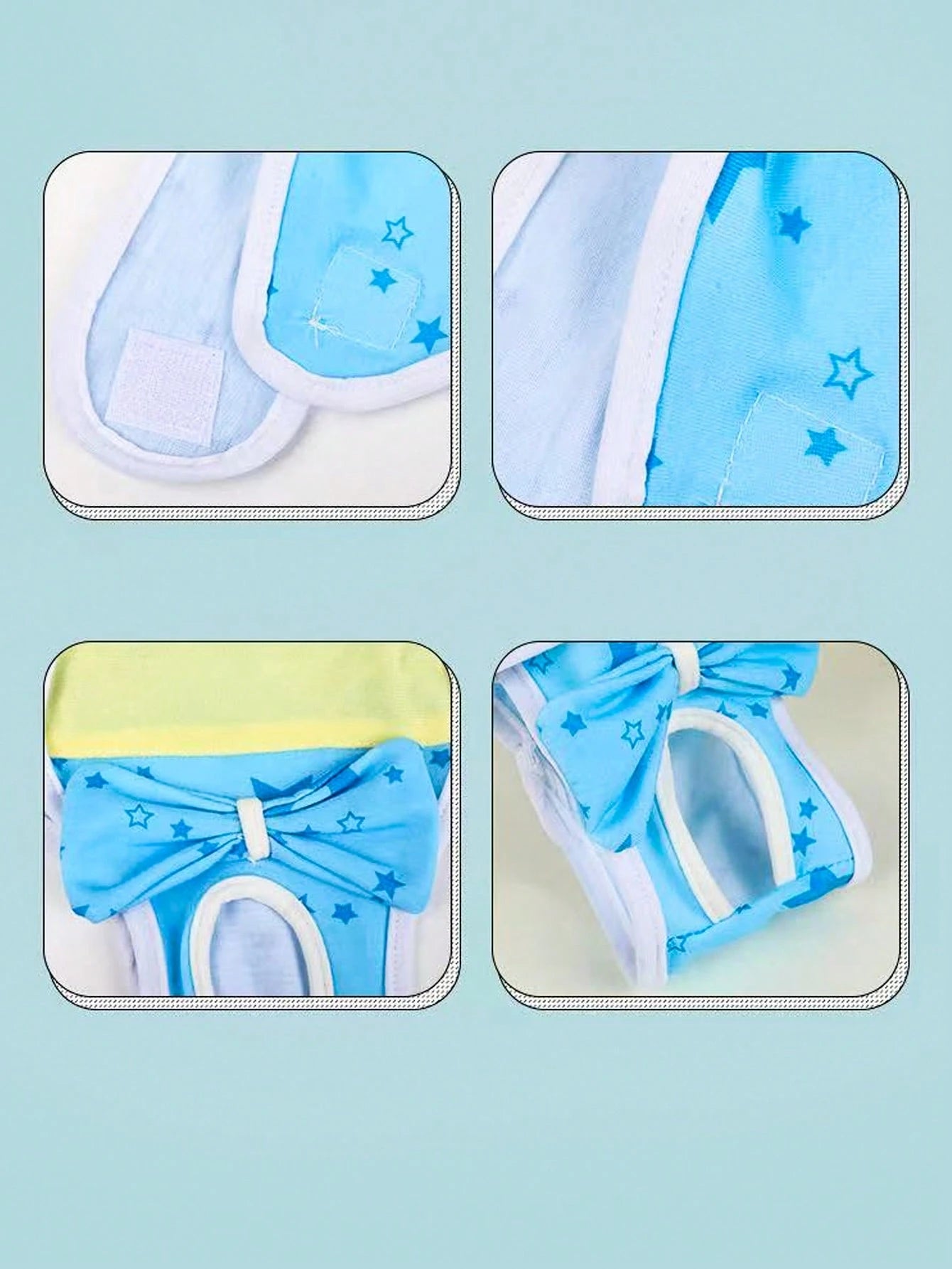 PETSIN Pet Dog Belly Band Panties, Female Dog Care Sanitary Pants, Pet Menstrual Underwear, Pet Supplies