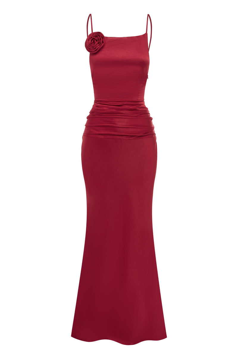 Pianni Maxi Dress - Red - SHOPJAUS - JAUS