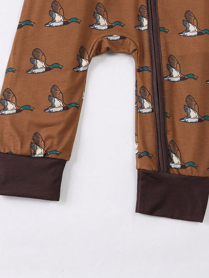 Playful Pals New Ins Style Baby Jumpsuit, Cute Animal Pattern Baby Jumpsuit For Spring, Summer, Daily Wear, Outdoor, Long Sleeve, Fashionable Jumpsuit