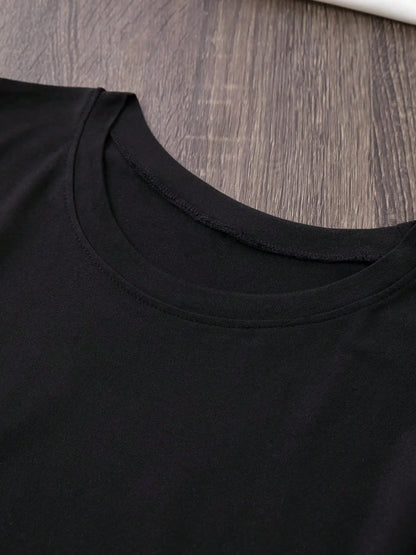 Plus-Size Printed T-Shirt, Women's Simple And Stylish Regular Casual T-Shirt, Suitable For All Seasons.