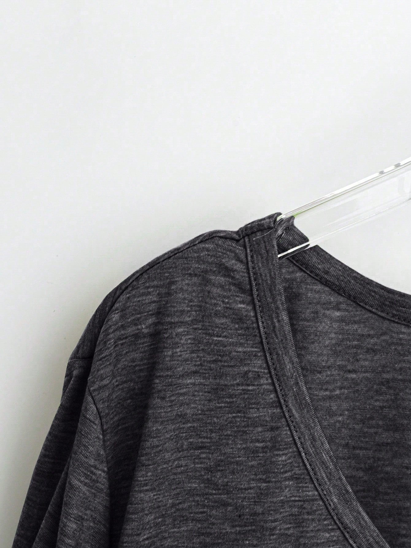 Plus Size V-Neck Short Sleeve Casual Top