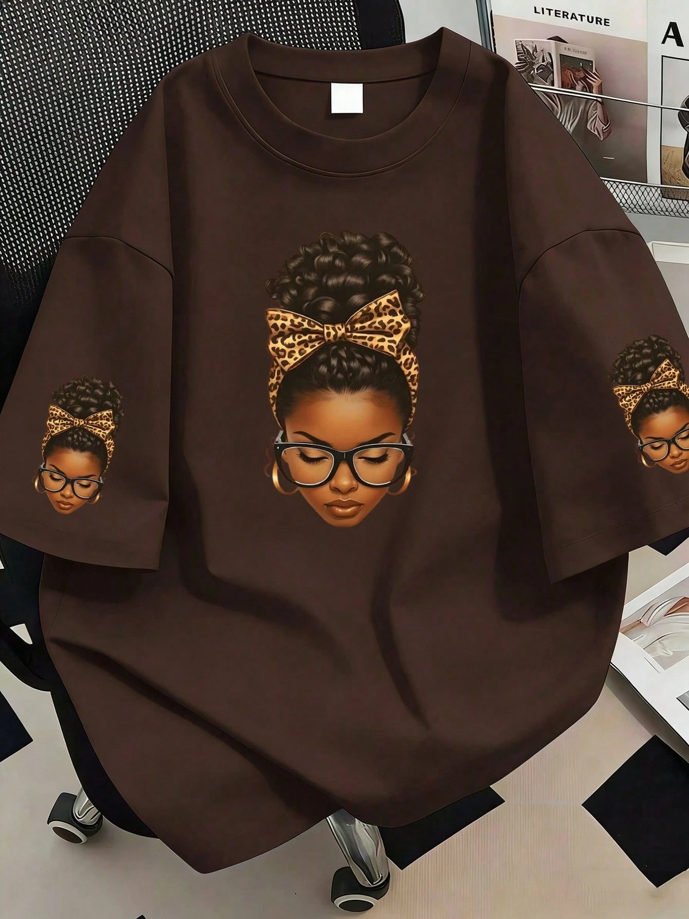 Plus Size Women Cartoon Print Casual Versatile Daily Short Sleeve T-Shirt Summer
