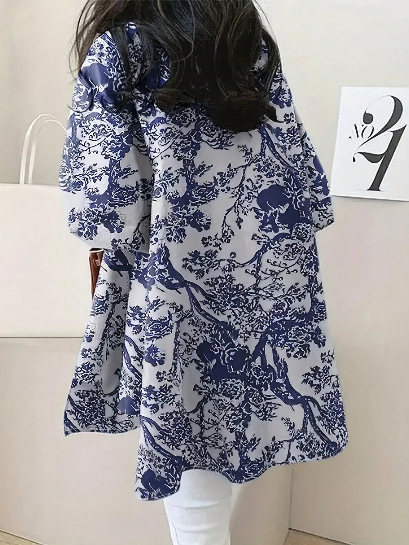 Plus Size Women's Loose Fit Botanical Print Shirt, Suitable For Graduation Party, Vacation, Beach And Outdoor Spring/Summer Wear Yellow