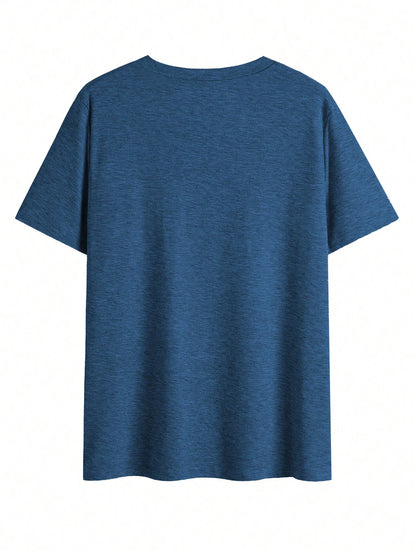 Plus Size Women V-Neck Short Sleeve Casual Loose Blouse Tee Summer