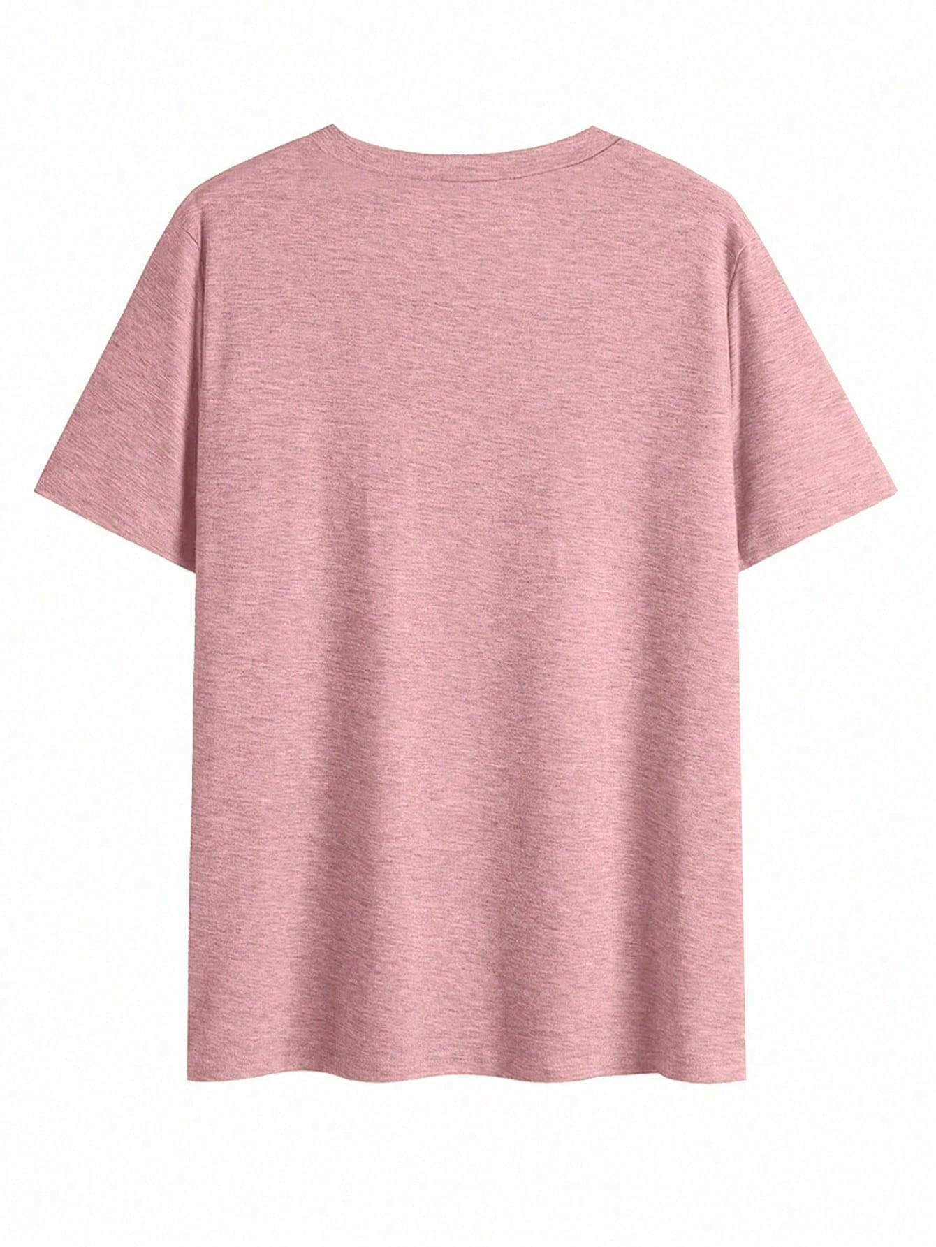 Plus Size Women V-Neck Short Sleeve Casual Loose Blouse Tee Summer