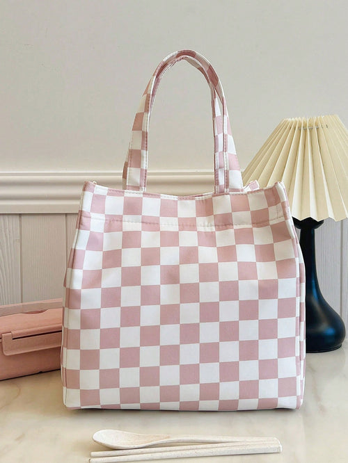 Portable Lunch Bag Insulated Lunch Box Bento Bag Dinner Thermal Bag Student Thickened Cute Lunch Fruit Bag, Insulated Lunch Bag