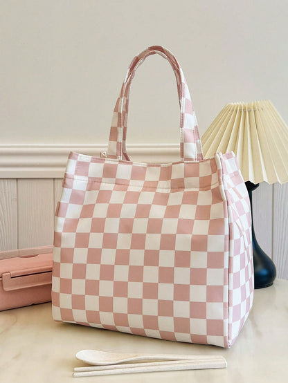 Portable Lunch Bag Insulated Lunch Box Bento Bag Dinner Thermal Bag Student Thickened Cute Lunch Fruit Bag, Insulated Lunch Bag