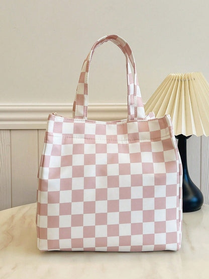 Portable Lunch Bag Insulated Lunch Box Bento Bag Dinner Thermal Bag Student Thickened Cute Lunch Fruit Bag, Insulated Lunch Bag