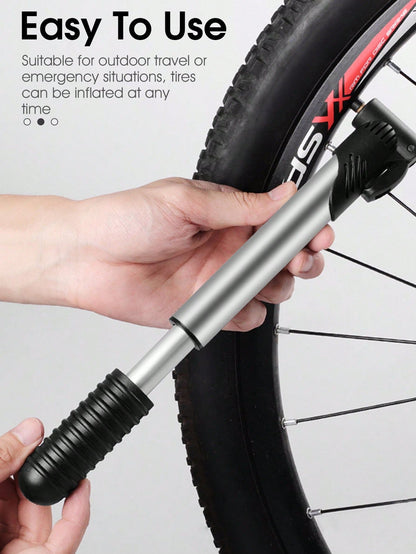 Portable Mini Pump- Perfect For Mountain Biking, Road Biking, Basketball & Soccer!