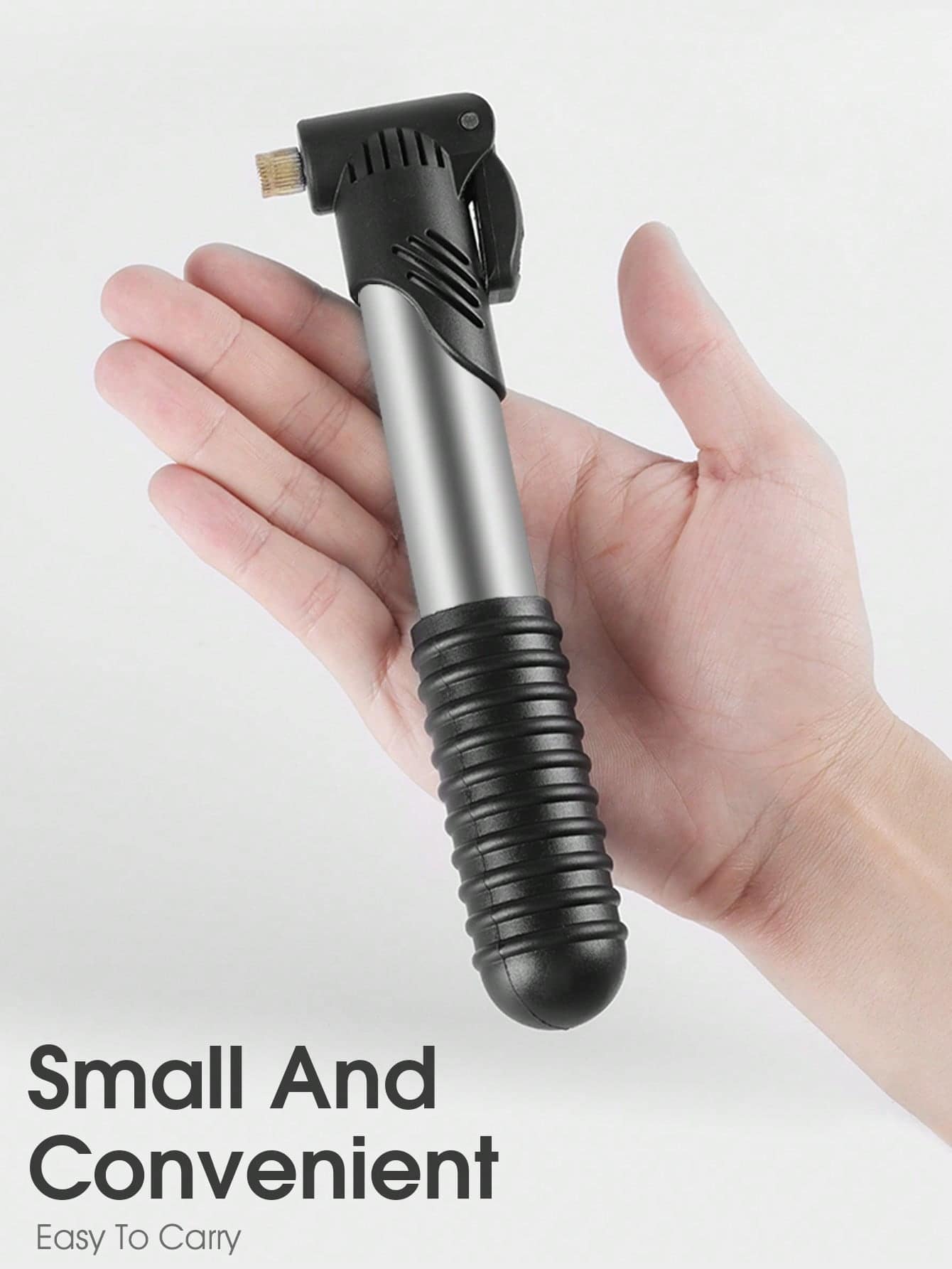 Portable Mini Pump- Perfect For Mountain Biking, Road Biking, Basketball & Soccer!