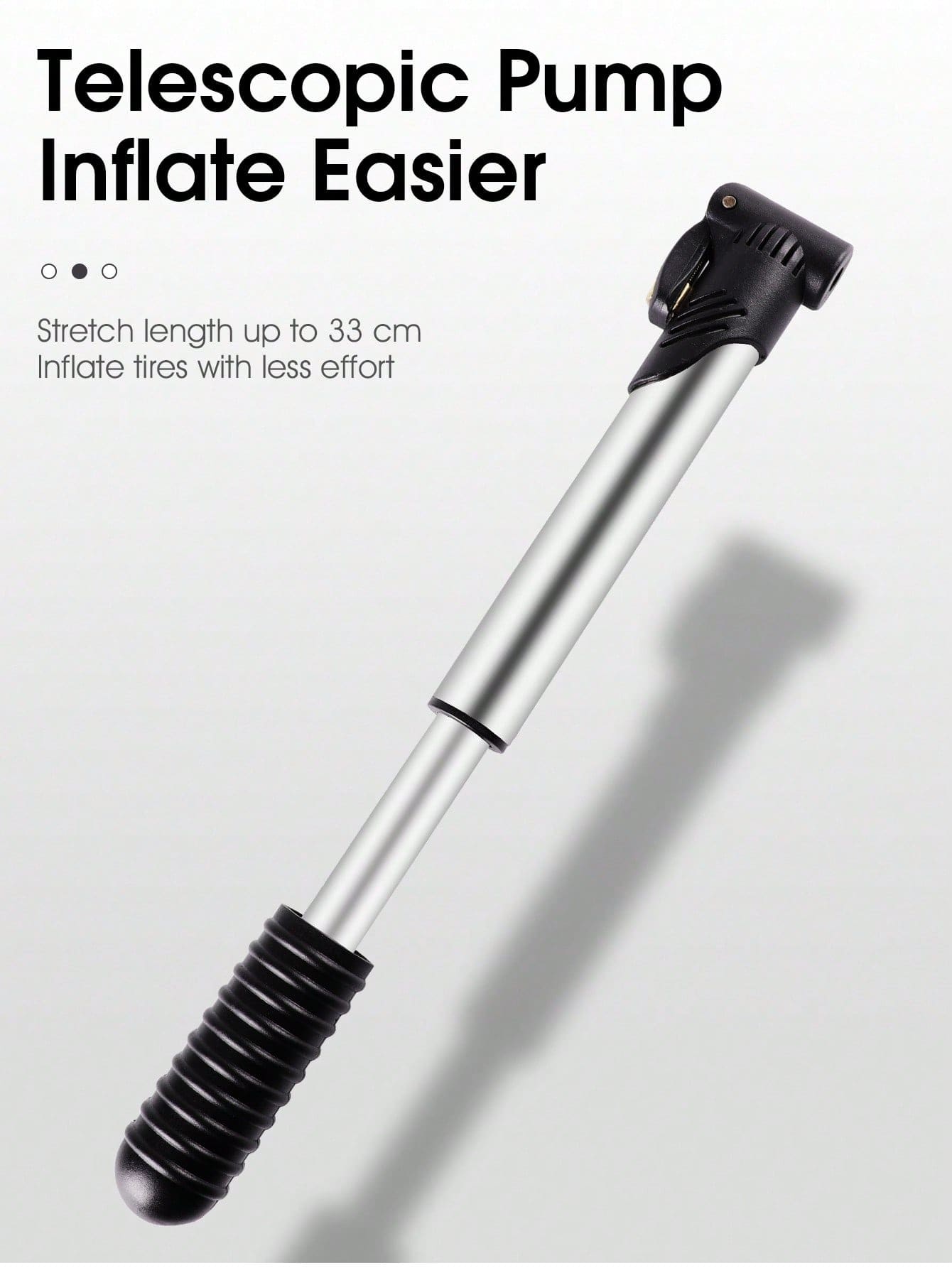 Portable Mini Pump- Perfect For Mountain Biking, Road Biking, Basketball & Soccer!