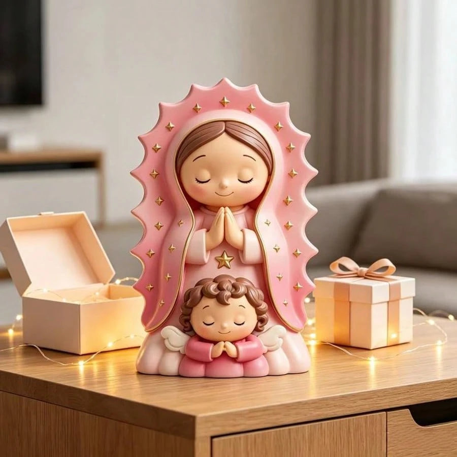 Prayer Resin Silicone Mold Suitable For DIY Candles, Soaps And Wax Crafts- Handmade Angel Mold With European Prayer, Asymmetrical Shape For Resin, Holiday Decoration Gifts