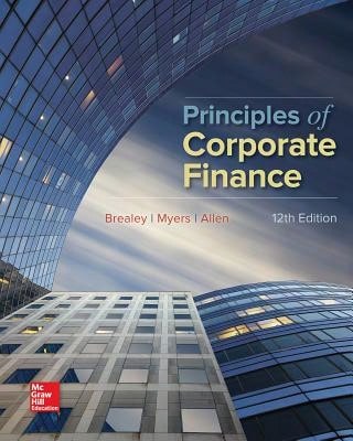 Pre-Owned Principles Of Corporate Finance (Hardcover) By Professor Richard A Brealey, Stewart C Myers, Franklin Allen