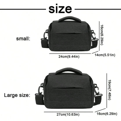 [Quick Local Shipping In The United States]1pc Black DSLR Camera Bag Handbags Nylon Shoulder Bag Camera Case Portable For Nikon Canon DSLR Camera/Waterproof DSLR Camera Bag For Canon(EOS R R10 R7 R6 R