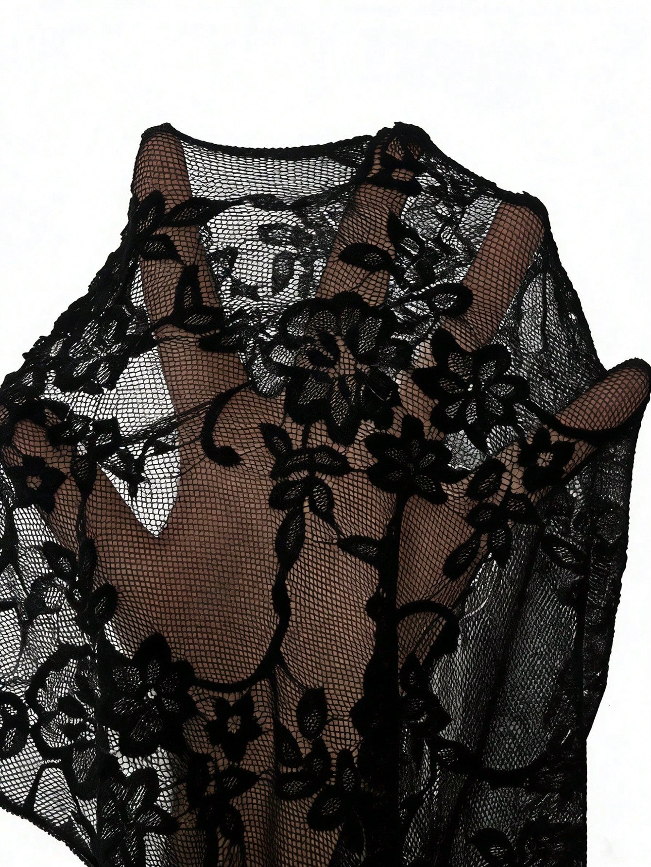 Rafferiza Women's Sexy & Elegant Asymmetric Neck Ruched Lace Patchwork Long Sleeve White Dress