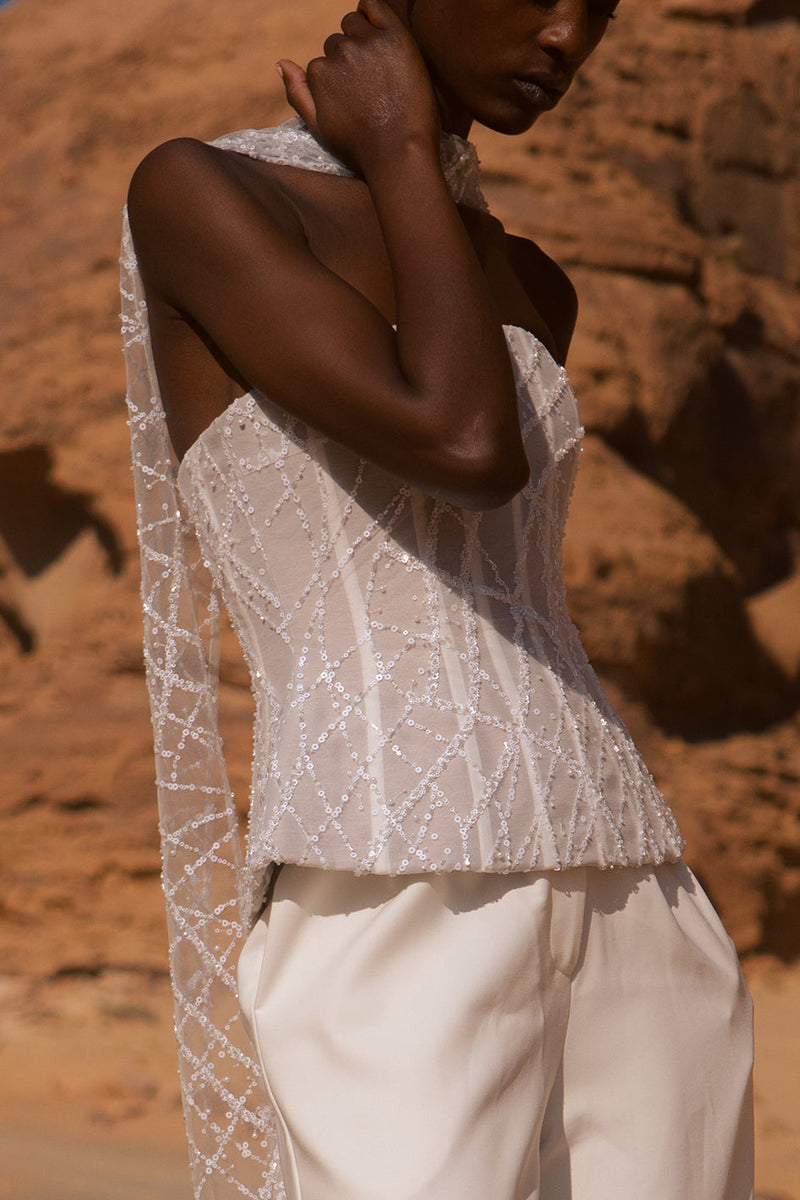 Raina Top - White - SHOPJAUS - JAUS